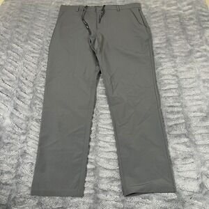 Teren Designs Lightweight Tech Pants Men 34x30 Grey No Fly Zone Insect Repellent